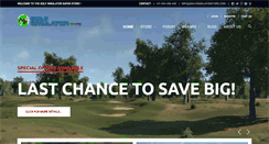 Desktop Screenshot of golfsimulatorstore.com