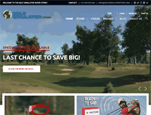 Tablet Screenshot of golfsimulatorstore.com